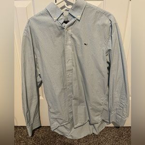 Vineyard Vines light blue button down, size L